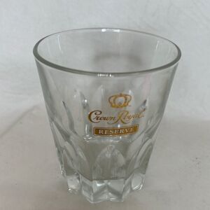 Crown Royal Reserve 10 Oz Rocks Glass 3 1/4 Round 4 In Tall Whiskey Bar Cocktail